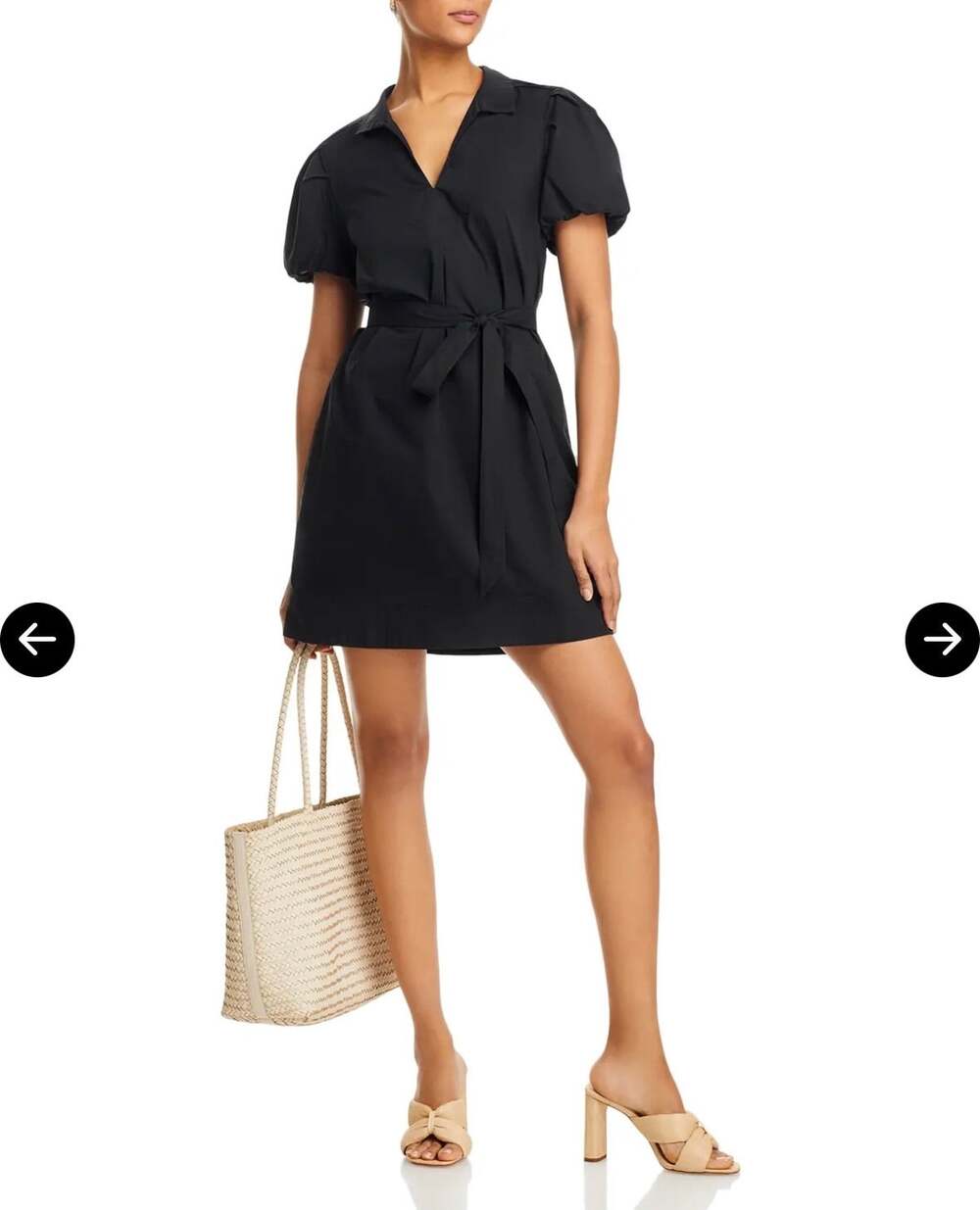 Tommy Bahama Oceana Poplin Puff Sleeve Dress
